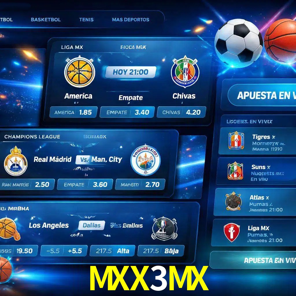 Mercados de apuestas deportivas MXX3MX para jugadores en México